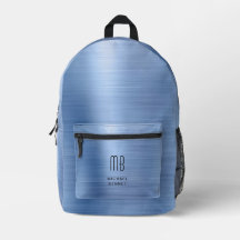 Modern monogram Blue