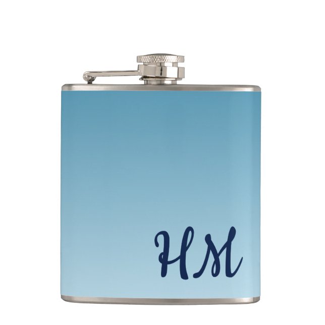 Modern monogram Blue Fickplunta (Framsidan)