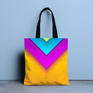 Modern monogram Boho Geometric Chic Tygkasse
