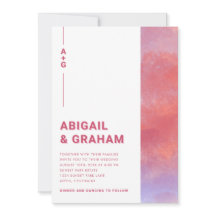 Modern Monogram Bröllop