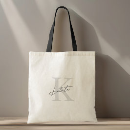 Modern Monogram Brudtärna Tygkasse