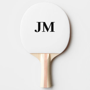 Modern monogram Classic Personlig Initialer Pingisracket