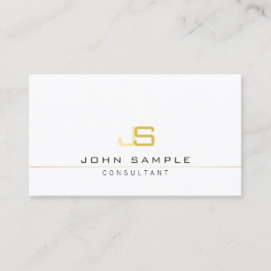 Modern Monogram-Elegant för Professionell Visitkort