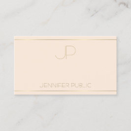 Modern Monogram-Elegant-Professionell Visitkort