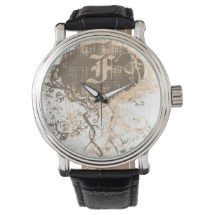 Modern monogram F Armbandsur