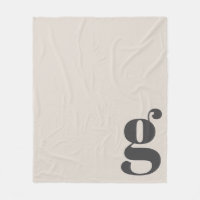 Modern monogram fet ursprunglig Cream Beige minima