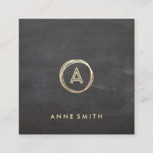 Modern Monogram för kretskort Luxe Guld