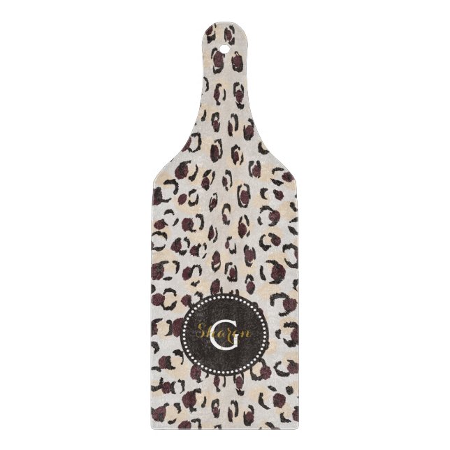 Modern monogram för mönster för tryck för (Framsidan)