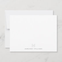 Modern monogram - första Personlig