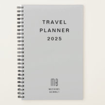 Modern monogram Grått Travel