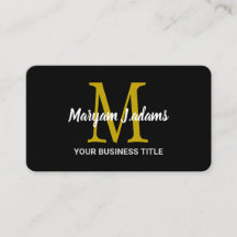 Modern monogram i skriptstil (QR-kod) Chic svart g