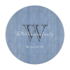 Modern monogram Initial + Efternamn Chic