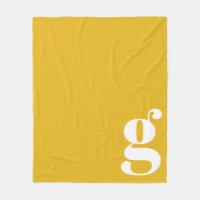 Modern Monogram - inledande Gult för Brev Vibrant