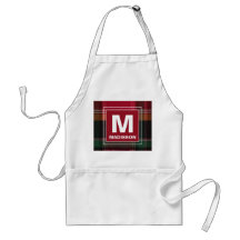 Modern Monogram Madras Play Mönster personalize