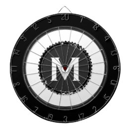 Modern monogram Man Cave Darttavla
