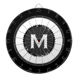 Modern monogram Man Cave Darttavla