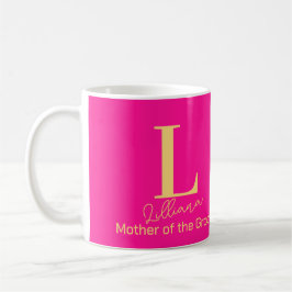 Modern Monogram Mor till Brudgummen Kaffemugg