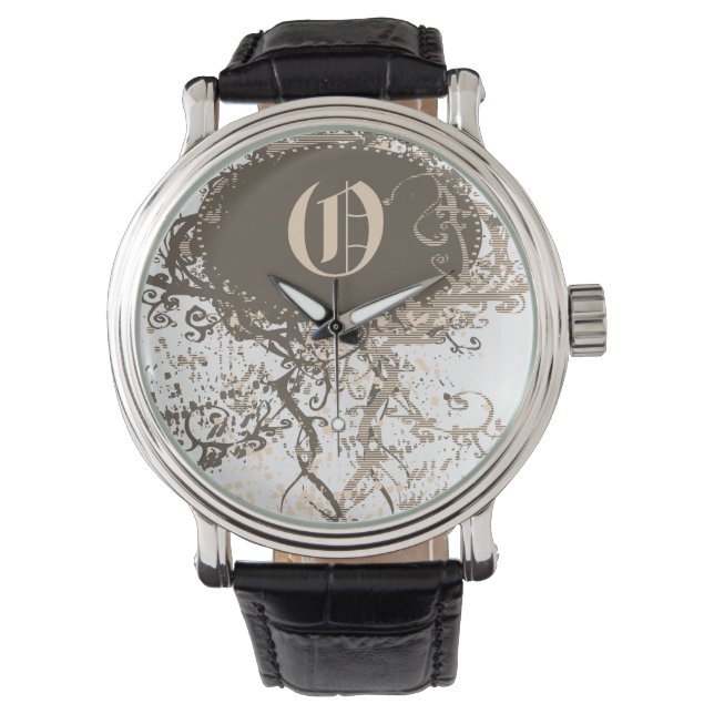 Modern Monogram O Armbandsur (Framsida)