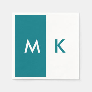 Modern Monogram Pappersservett