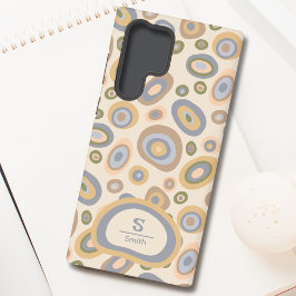 Modern Monogram Phone Case – Abstract Design