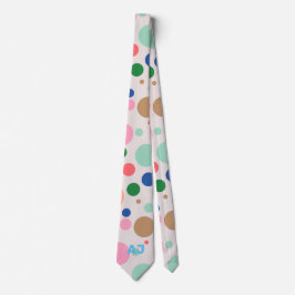 Modern Monogram Polka Dot Mönster Slips