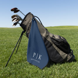 Modern Monogram Premium Golfhandduk