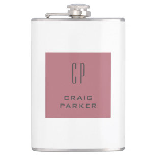 Modern Monogram Professionell Plain Ro Guld White Fickplunta