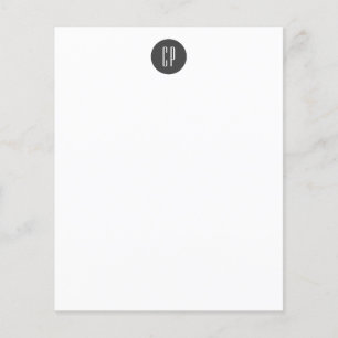 Modern monogram Professionell Plain Simple Initial