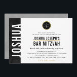 MODERN MONOGRAM PUB MITZVAH pub svart guld Inbjudningar<br><div class="desc">med kat masard >> kat@simplysweetPAPERIE.com <<< PUB MITZVAH Inbjudan till ditt barn att konfigurera trendiget som mall är det enkelt att lägga till egna uppgifter eller slått anpassningsknappen och du kan lägga till eller ändra text, typsnitt, storlekar osv. TIP: 1. Om du vill ändra/flytta grafik/ändra bakgrund slå färg knappen "anpassa"....</div>