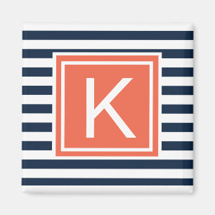 Modern Monogram Rand Magent Magnet