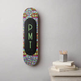 Modern monogram Skateboard