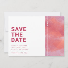 Modern Monogram Spara Datum Datumet