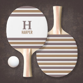 Modern monogram stripe pingisracket