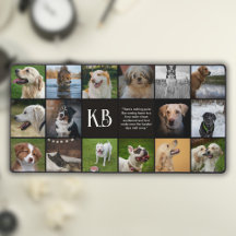 Modern monogram, unik 16 fotokollage