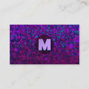 Modern Monogram Visitkort
