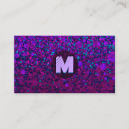 Modern Monogram Visitkort