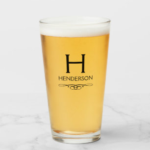 Modern monogramfamilj Namn Glaskopp