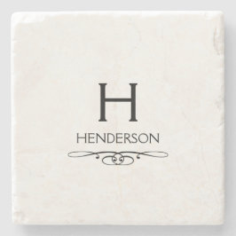 Modern monogramfamilj Namn Stenunderlägg