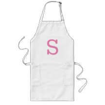 Modern monogrammed Apron