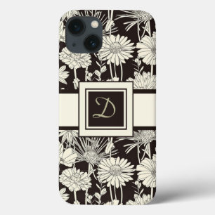 Modern Monogrammed Blommigt iPad-ärenden