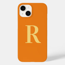 Modern monogramOrange