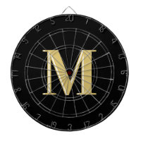 Modern monogramtypografi, svart guld