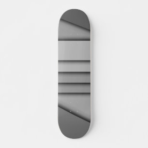 Modern monokrom mini skateboard bräda 18,5 cm
