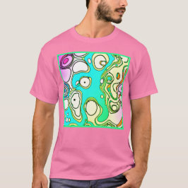 Modern Mönster Art Design T Shirt