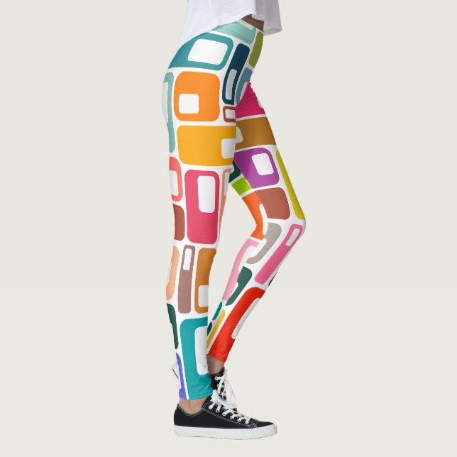 Modern Mönster i medelårhundradet Leggings (Höger)