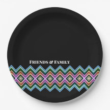 Modern Mönster med svart