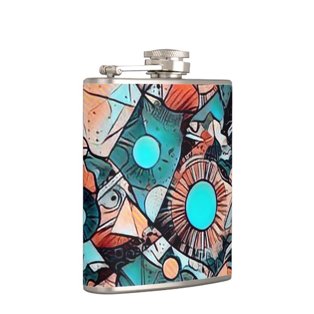 Modern mönster--utformning med abstrakt 45 fickplunta (Höger)