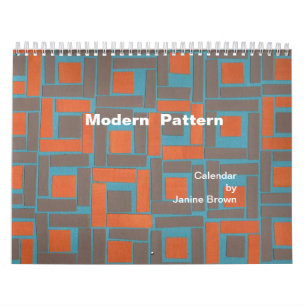modern mönsterkalender kalender