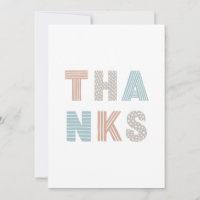 Modern mönstrad typografi | Minimalistisk tack