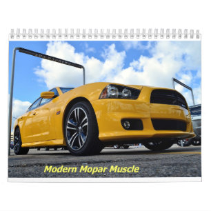 Modern Mopar muskelkalender för 2016 Kalender
